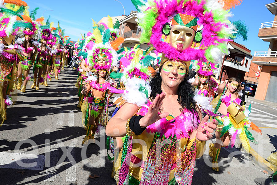 Carnaval de Santa Margarida i els Monjos 2016. Rua del Carnaval de Santa Margarida i els Monjos 2016