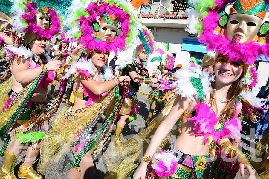 Carnaval de Santa Margarida i els Monjos 2016. Rua del Carnaval de Santa Margarida i els Monjos 2016