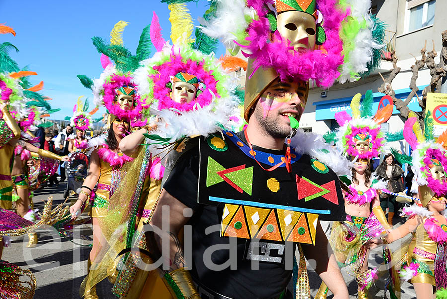 Carnaval de Santa Margarida i els Monjos 2016. Rua del Carnaval de Santa Margarida i els Monjos 2016