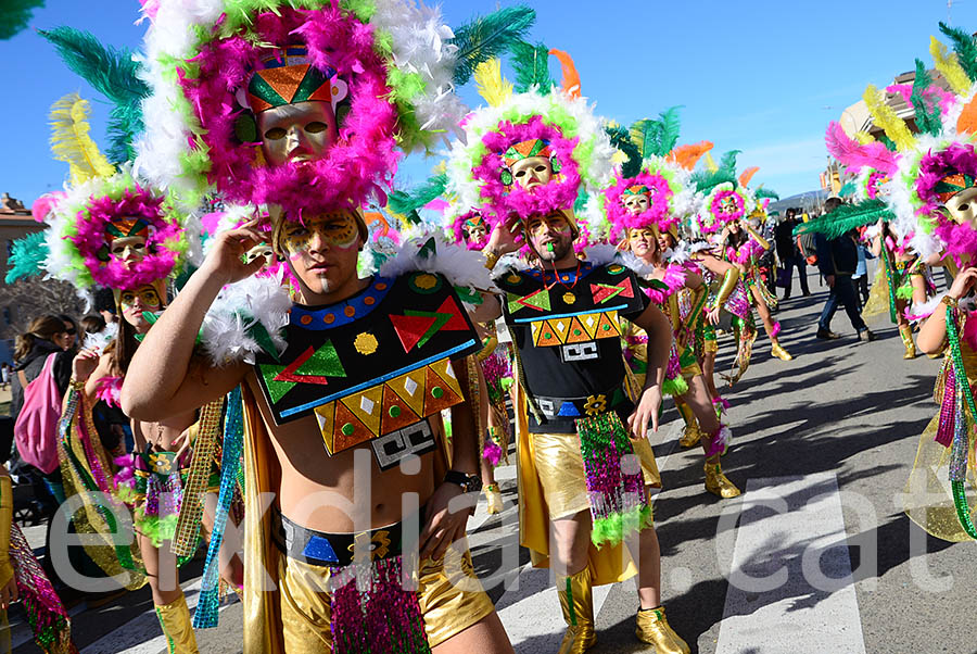 Carnaval de Santa Margarida i els Monjos 2016. Rua del Carnaval de Santa Margarida i els Monjos 2016