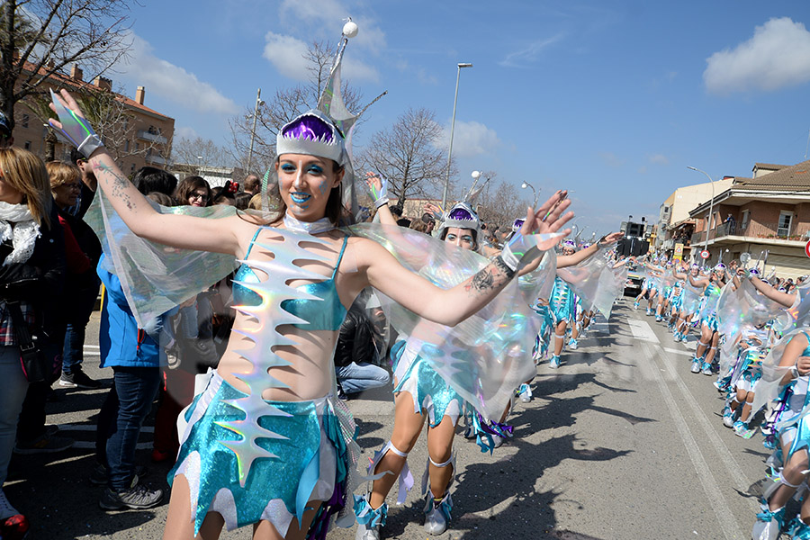 Rua del Carnaval de Santa Margarida i els Monjos 2017. Rua del Carnaval de Santa Margarida i els Monjos 2017