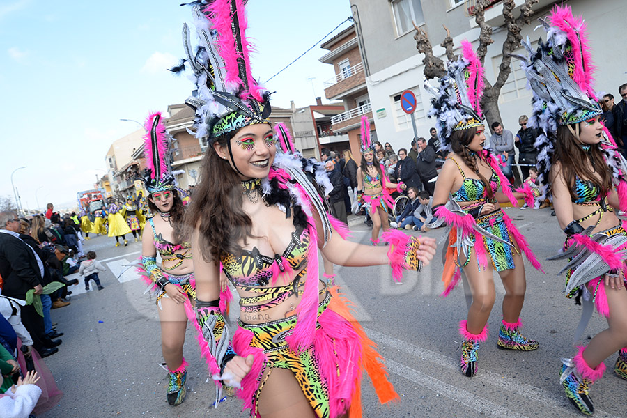 Rua del Carnaval de Santa Margarida i els Monjos 2017. Rua del Carnaval de Santa Margarida i els Monjos 2017