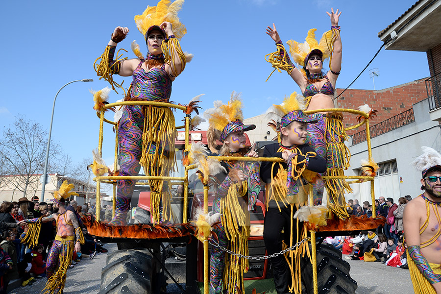 Rua del Carnaval de Santa Margarida i els Monjos 2017. Rua del Carnaval de Santa Margarida i els Monjos 2017