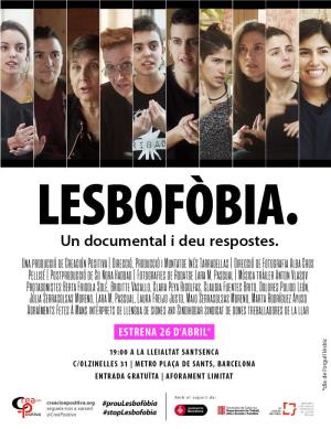 Cartell de LESBOFOBIA