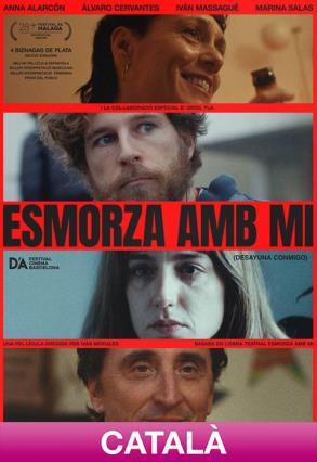 Cartell de ESMORZA AMB MI (DESAYUNA CONMIGO)