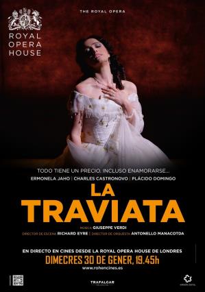 Cartell de LA TRAVIATA ( ÒPERA EN DIRECTE ROH )