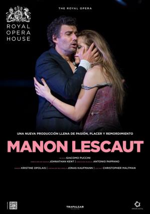 Cartell de MANON LESCAUT AMB JONAS KAUFMANN