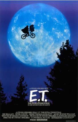 Cartell de E.T. el extraterrestre.