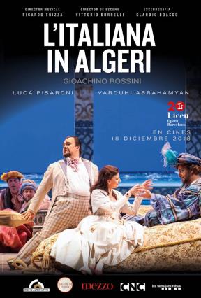 Cartell de L'ITALIANA IN ALGERI