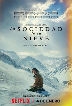 Cartell de LA SOCIEDAD DE LA NIEVE