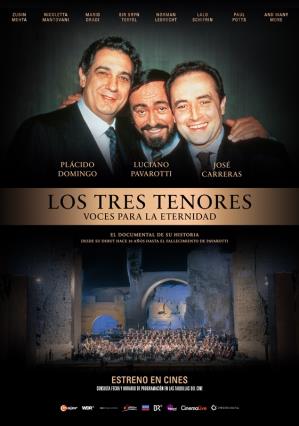 Cartell de LOS TRES TENORES. VOCES PARA LA ETERNIDAD