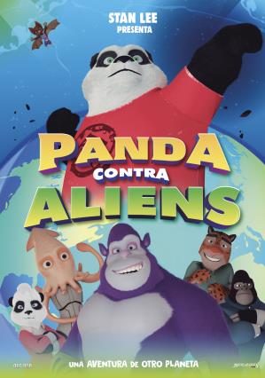 Cartell de PANDA CONTRA ALIENS