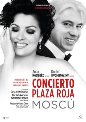 Cartell de 5 CONCIERTO PLAZA ROJA MOSCÚ