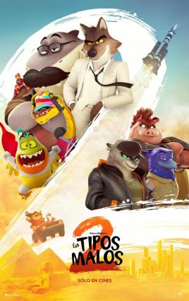 Cartell de LOS TIPOS MALOS 2