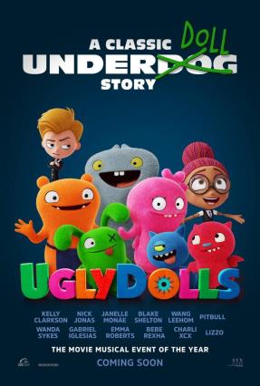 Cartell de UGLYDOLLS: EXTRAORDINARIAMENTE FEOS