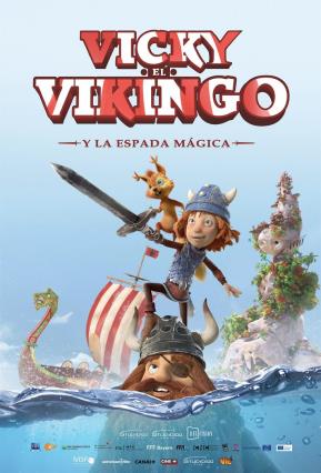 Cartell de VICKY EL VIKINGO Y LA ESPADA MÁGICA