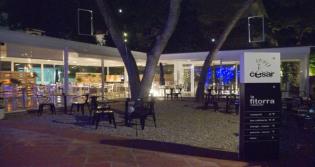Jardins del restaurant La Fitorra