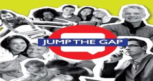 JUMP THE GAP IDIOMES