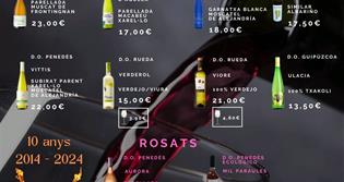 CARTA DE VINS
